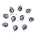 Miniatyrbilde 4 av 8: 10 stk 0,6 mm plekter av plast for akustisk elektrisk gitar ukulele mandolin banjo (A)