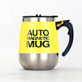 Miniatyrbild 1 av 4: Wekity Självrörande Mugg Automatisk Självblandande Rostfritt Stål Mugg för Kaffe/Te/Varm Choklad/Mjölk för Kontor/Resor/Hem -400ml Den bästa presenten
