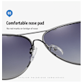 Miniatyrbilde 8 av 9: Polariserte Aviator Solbriller for Kvinner og Menn, med 100% UV-beskyttelse Brune Gradient Linser og Lett Metallramme