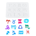 Miniatyrbillede 2 af 5: Harpiks Halskæde Form 12 Stjernetegn Konstellation Harpiks Silikoneform Stjerne Stjernetegn Form Diy Epoxy Konstellation Vedhæng Støbning Form