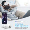 Miniatyrbild 4 av 8: Ögonmassageapparat med Värme, Uppvärmd Ögonmask med Bluetooth-musik, Masserar Ögonmuskler, Ögonvårds-gåva med 5 Massage-lägen och 180° Vikning
