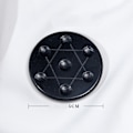 Miniatyrbild 3 av 4: 1 set naturlig obsidian 5 cm sju stjärnor array kristallkvarts boll reiki yoga meditation prydnader chakran stenar helande stenar