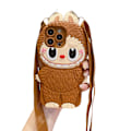 Pikkukuva 1 / 4: labubv Olkalaukku Puhelinkuori Setti: 3D-hahmosuunnittelu Lanyardilla, Yhteensopiva Useiden Puhelinmallien Kanssa Phone case + lanyard S21ULTRA