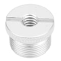 Miniatyrbild 1 av 11: 1/4 tum hon till 5/8 tum hane gängadapter Aluminiumlegering MikrofonskruvadapterSilver F18B