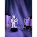 Miniatyrbillede 3 af 7: WJ Anime Illusion Lampe 3D Lampe Katsuki Bakugo Figur Børneværelse Soveværelse Belysning Anime PXJD My Hero Academia-A