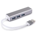 Miniatyrbillede 5 af 5: Aluminiumlegering kablet netværkskort 100M Usb + 3.0 Hub Adapter Usb til Rj45
