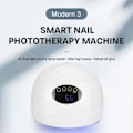 Miniatyrbild 7 av 11: Intelligent 90W Nagelkonstlampa Torktumlare Gel Polish Härdande UV/LED Ljus Manikyrverktyg EU-kontakt 110~240V