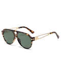Pikkukuva 1 / 6: Aviator Suuret Muotimaiset Aurinkolasit Miehille ja Naisille, Goggle Alloy Kehykset
