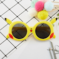 Pikkukuva 1 / 9: Lasten silmälasit muodikkaat vahvat pyöreät kehykset täyskehyksiset mukavat lasit lasten aurinkolasit piirretty Pikachu