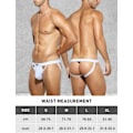Miniatyrbild 5 av 6: Herr Athletic Supporter Stretch Underwear Mesh Jock Strap Multipack Black White