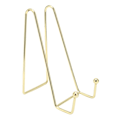 Miniatyrbillede 9 af 11: Neglekunst Display Stativ Står Robust Elegant Metal Multifunktion Billedramme Holder Stativ Guld