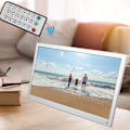 Miniatyrbild 5 av 10: 15,6 tums IPS-skärm 1920*1080 Metall Digital Fotoram Elektronisk Klocka Filmspelare