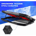Miniatyrbillede 4 af 5: C1 LED-skærm bærbar computer køler
