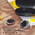 Miniatyrbilde 4 av 8: Åpne ørehodetelefoner Bluetooth V5.2, trådløse ørepropper med 4 mikrofoner for klare samtaler, øreklips Bluetooth-ørepropper med ørehaker, lang batterilevetid Black