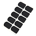 Miniatyrbillede 7 af 7: Høj tone saxofon mundstykke puder patches puder musikinstrument sort 10 stk