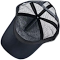 Miniatyrbillede 4 af 5: Unisex Dyre Mesh Trucker Hat Snapback Broderet Patch Baseball Caps, LT-BK
