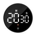 Miniatyrbild 1 av 4: Magnetisk LED Digital Smart Timer - Rotationsnedräkningstimer (Svart)