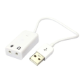 Miniatyrbillede 2 af 4: Notebook USB 7.1 lydkort eksternt uafhængig computer desktop med kabel fri drev lydkort，2pack