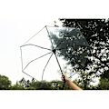 Miniatyrbild 2 av 3: totes Automatisk öppningsbart hopfällbart paraply transparent-svart
