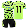 Pikkukuva 1 / 2: 2324 Arsenal vieraspeli vihreä pelipaita setti No.11 MARTINELLI XS