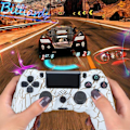 Miniatyrbillede 2 af 7: Dotpet PS4 Controller, Trådløs Controller Kompatibel med PS4/PS4 Pro/PS4 Slim/PC med Touch Panel/Audio Funktion/6-Axies Sensor/Du