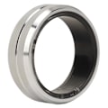 Miniatyrbild 5 av 11: Smart Health Ring Fitness Tracker Bluetooth för sömnövervakning Stegräknare Hälsospårning IP68 Vattentät för Android för IOS Silver Storlek 9