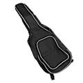 Miniatyrbild 9 av 11: Gitarrväska med vadderad gigbag, vattentät, tjock vit sidobomull, axelrem