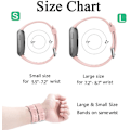 Pikkukuva 6 / 6: Älykellon ranneke sopii Fitbit versa älykellolle, versa 2 ja versa Lite se -kelloille naisille ja miehille (Pink-L)