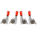 Miniatyrbilde 6 av 11: Gitarstrengs Tuning Keys Pegs Maskin Heads Locking Tuners Metall Plast 2R 2L for Ukulele