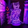 Miniatyrbild 4 av 7: WJ Re Zero Starting Life in Another World Felix Argyl Anime 3D Illusion Lamp Sovrum Bord Dekor Lampara Barn Present Anime Illusion Lamp PXJD En annorlunda värld från grunden