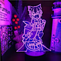 Miniatyrbillede 4 af 7: WJ Re Zero Starting Life in Another World Felix Argyl Anime 3D Illusion Lampe Soveværelse Bord Dekoration Lampara Børn Gave Anime Illusion Lampe PXJD En annorlunda värld från grunden