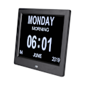 Miniatyrbild 8 av 11: 8 tums multifunktionell smart WiFi digital fotoram klocka väderprognos TFT 4:3 skärm