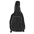 Miniatyrbild 1 av 11: Gitarrväska med vadderad gigbag, vattentät, tjock vit sidobomull, axelrem