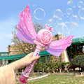 Miniatyrbillede 3 af 6: Princess Magic Bubble Wand, Børns batteridrevne boblemaskine, Lys- og musikboblemaskine og boblepuster, Udendørs fest fødselsdag bu