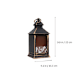 Miniatyrbild 3 av 5: Retro bordslampa lykta lampor flimrande lykta inomhus.(1st)