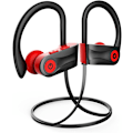 Miniatyrbilde 1 av 8: Bluetooth-hodetelefoner, trådløse ørepropper for løping med 16 timers spilletid, HD Deep Bass Stereo IPX7 vanntette øretelefoner med klare samtaler