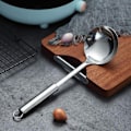 Miniatyrbild 1 av 5: Slev i rostfritt stål, Soppslev, Matlagningsslev, Kökslev, Metallslev för matlagning Non-Stick och värmebeständig, Diskmaskinssäker