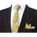 Miniatyrbild 1 av 3: Bomull Paisley Slips och Näsduk Set, MT—13