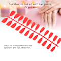 Miniatyrbillede 7 af 10: 24 stk. rene farve falske negle tips manicure dekoration kunstig negle kunst tip N5284-07