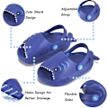 Miniatyrbild 2 av 5: Sandal för småbarn pojkar flickor Slide Sandal Dinosaur Småbarn Flip Flops Utomhus Inomhus Hem Barn Sommar Vattenskor-----Mörkblå（130 Yard）