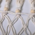 Miniatyrbilde 5 av 5: Oppbevaringsnett for utstoppede dyr, leketøy oppbevaringsnett hengekøye arrangørnett, barnehage møbler Boho plysjnett Makrame for soverom lekerom-Beige
