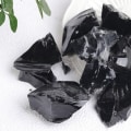 Miniatyrbillede 4 af 4: Hypnotiske ædelstene Materialer: Bulk rå sorte obsidian sten rå naturlige krystaller til cabbing, skæring, lapidary, tumbling, polering, wire wrapping