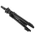 Miniatyrbilde 3 av 11: Tripod Parykkhode Formholder Stativbrakett Aluminiumlegering Falsk Hodefasong Stativ Svart