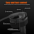 Miniatyrbillede 6 af 8: G06 Dobbelt trådløst gaming-headset med mikrofon til PS5, PS4, PC, mobil, Switch: 2,4 GHz trådløs + Bluetooth - 100 timers batteri - 50