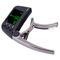Pikkukuva 3 / 9: Meideal 2-in-1 TCapo20 Capo-viritin LCD-näytöllä kitaralle ja bassolle (musta)