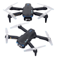Miniatyrbild 9 av 11: S98 4-axlig RC-flygplan Dubbelkamera 360 graders hinderundvikande Coola lampor Fällbar flygande Quadcopter