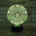 Miniatyrbillede 1 af 7: FC Barcelona USB 3D Anime Natlampe Atmosfærisk LED Bordlampe Julegaver til fodboldfans Dekorativ lampe til børneværelset