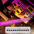 Miniatyrbilde 3 av 11: Elektrisk gitar strømforsyning pedalbrett utgangsadapter for gitar effekter pedal