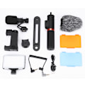 Miniatyrbild 1 av 11: ViewFlex VF-H6 Smartphone Hand Grip Bluetooth Control Handle Stabilizer med LED