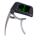 Pikkukuva 1 / 9: Meideal 2-in-1 TCapo20 Capo-viritin LCD-näytöllä kitaralle ja bassolle (musta)